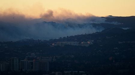 Braced with fire defenses, Getty art center faces LA flames