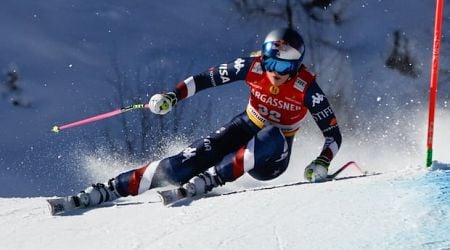 Lindsey Vonn finishes 6th in her 1st World Cup downhill race since 2019