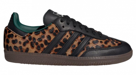 Adidas Samba Black / Dark Forest Green