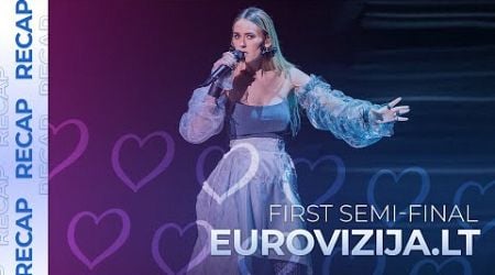 Eurovizija.LT 2025 (Lithuania) | First Semi-Final | RECAP