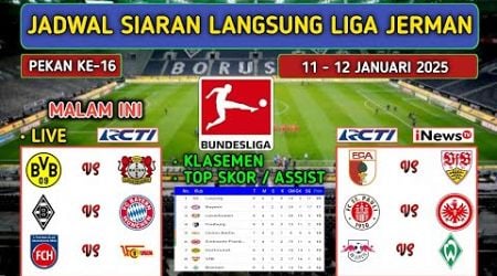 Jadwal Liga Jerman 2025 Live RCTI ~ DORTMUND vs LEVERKUSEN ~ MONCHENGLADBACH vs BAYERN MUNCHEN