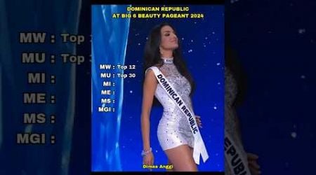 Dominican Republic at Big 6 Beauty Pageant 2024 #beautypageant #dominicanrepublic #shorts