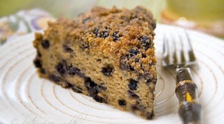 Gluten-Free Goddess Blueberry Crumb Cake