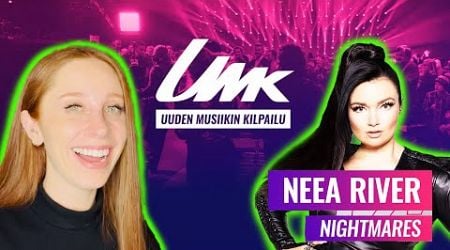 LET&#39;S REACT TO NEEA RIVER &quot;NIGHTMARES&quot; // UMK 2025 (FINLAND EUROVISION 2025)