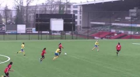 RWDM Girls - KVC Westerlo Ladies on 05.01.2025: shot on the crossbar!