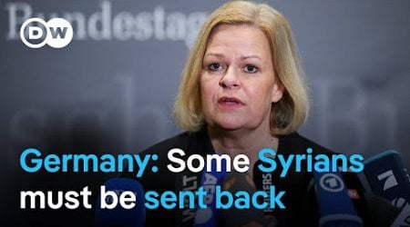 Germany considers removing some Syrians&#39; protected status | DW News