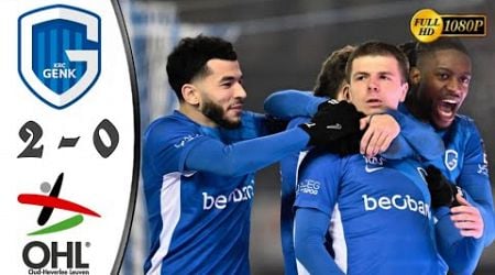 KRC Genk Vs Oud-Heverlee Leuven 2-0 Highlights | Racing Genk - OH Leuven - OHL | 1A Pro League 2025