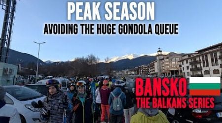 [4K] Skiing Bansko, Peak Season - Avoiding the Huge Gondola Queue &amp; Warm Up, Bulgaria, GoPro Hero13