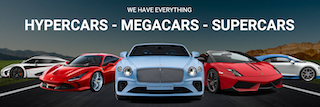 immediate for delivery new exclusive hypercars, megacars and super sportcars so as luxury classic sports cars for sale and purchasing