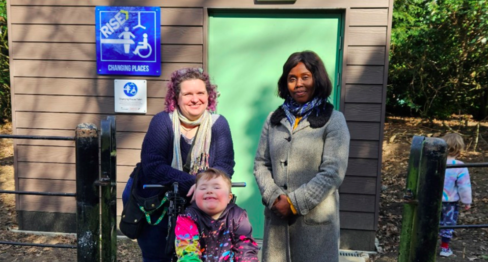 Disabled people celebrate new Dulwich Park toilet