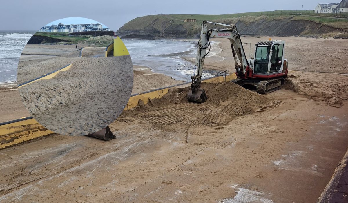 Tons of sand removed from Bundoran beach area in spruce up for Easter visitors
