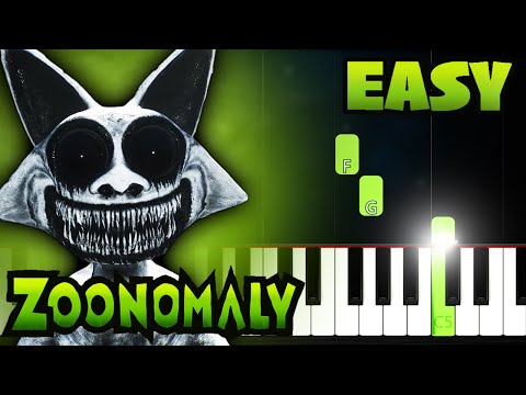 ZOONOMALY Theme - EASY Piano Tutorial