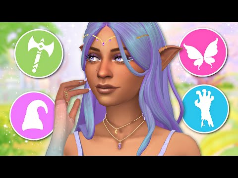 Each Sim is a Different OCCULT We Don&#39;t Have in The Sims 4! | CAS Challenge
