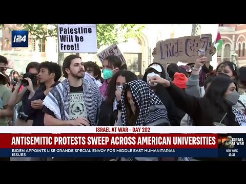 As antisemitic protests sweep across U.S. universities, Biden condemns &#39;both sides&#39;