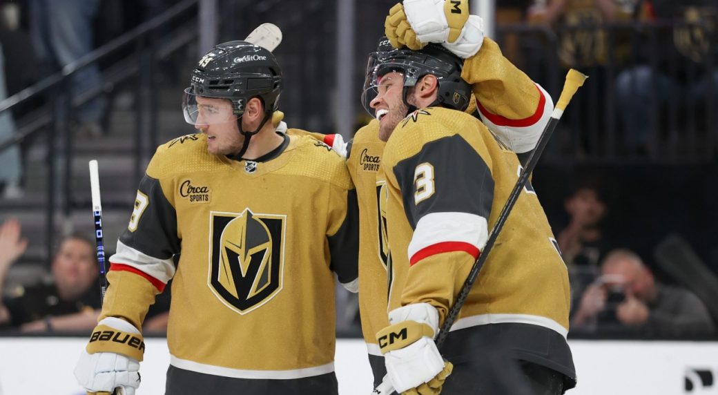 Golden Knights defeat Blackhawks, move up to third in the Pacific Division