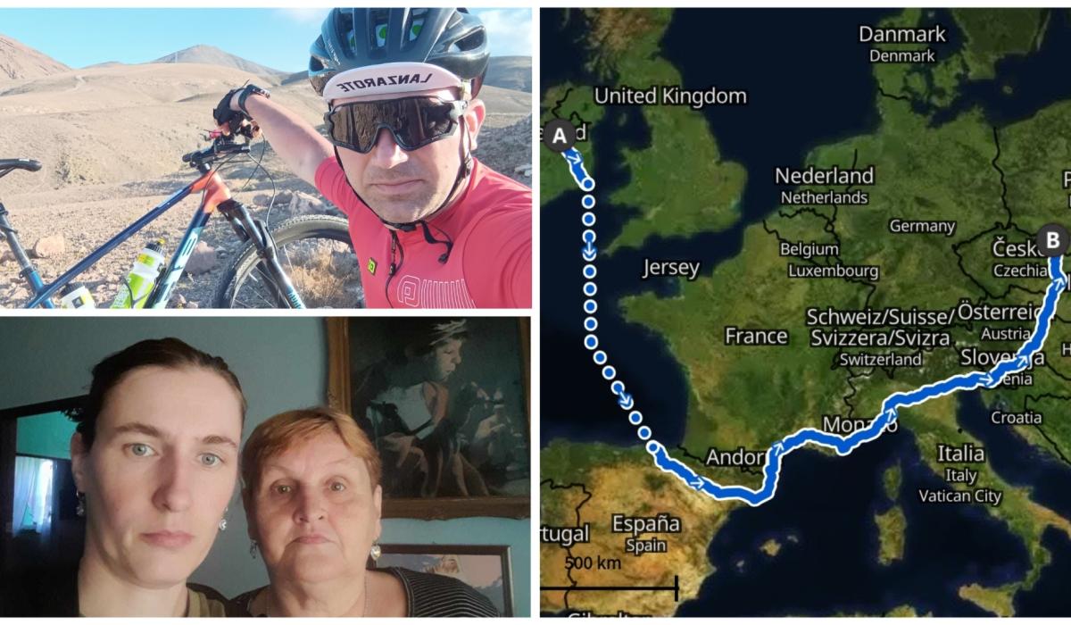 Determined Pawel is cycling from Longford to Poland for charity