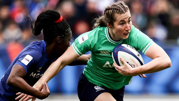 France run in five tries against improving Ireland