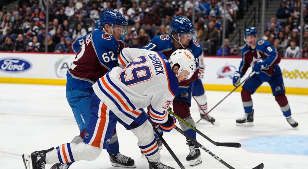MacKinnon breaks franchise's single-season points mark as Avalanche beat Oilers