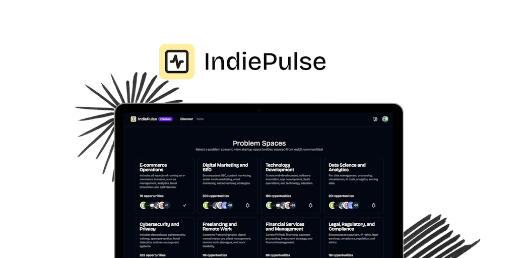 IndiePulse - Find your next side project in seconds
