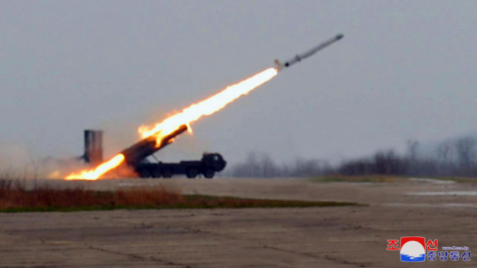 North Korea says it conducted cruise missile "super-large warhead" test