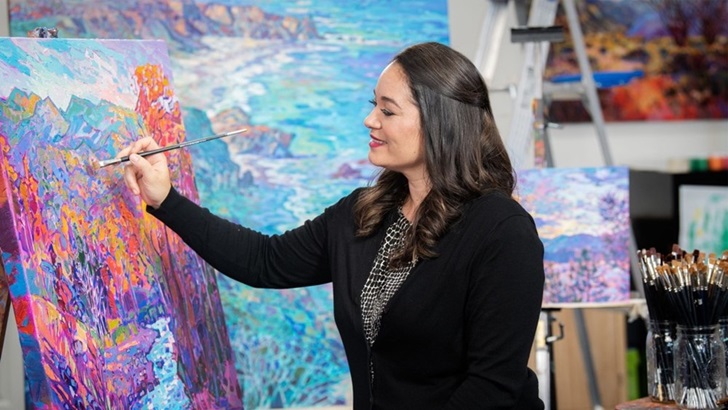 [Interview] A Journey Into the Colorful World of Open Impressionism: Erin Hanson x Samsung Art Store