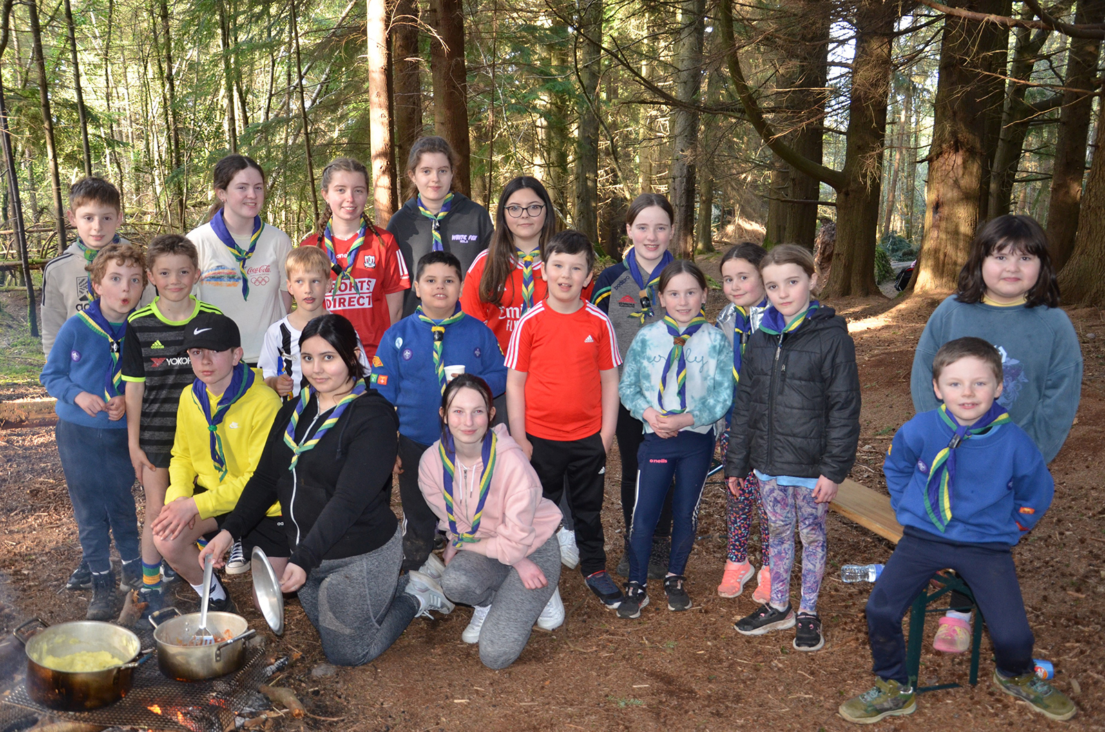 Busy day in the woods for Ballyhooly scouts