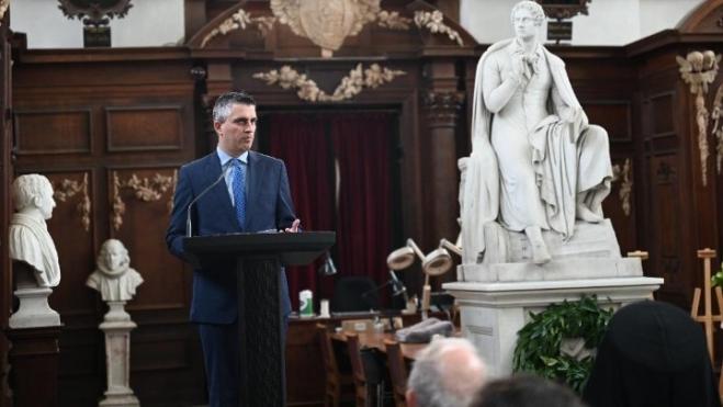 Ministers attend commemorative events for Lord Byron in London, Missolonghi