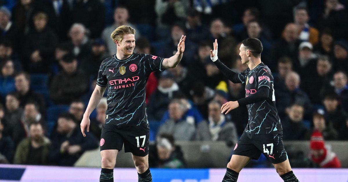 Man City make a mockery of Brighton banana skin - they look unstoppable in the title race