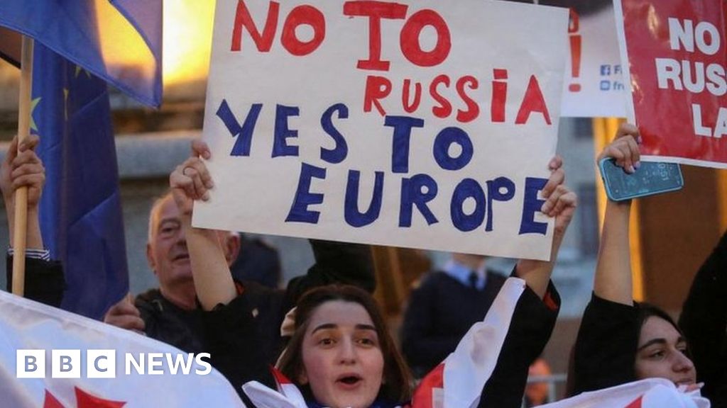 Russia or EU? Controversial bill draws Georgians onto streets