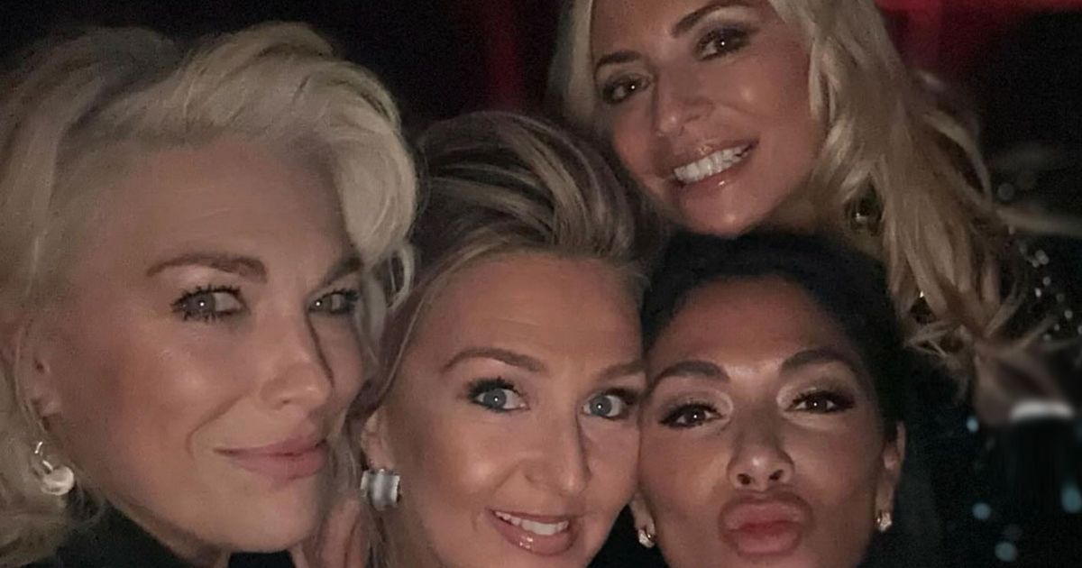 Tess Daly pictured on night out with 'girl gang' of huge stars including Nicole Scherzinger