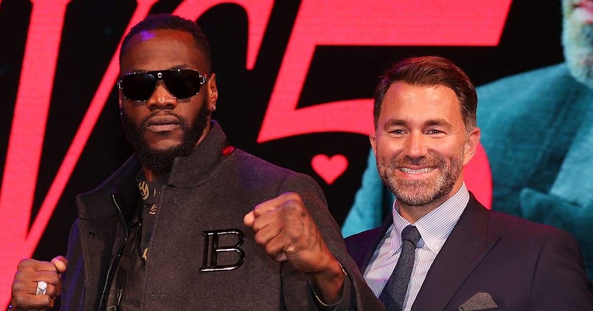 Deontay Wilder gives glowing review of Eddie Hearn amid new partnership