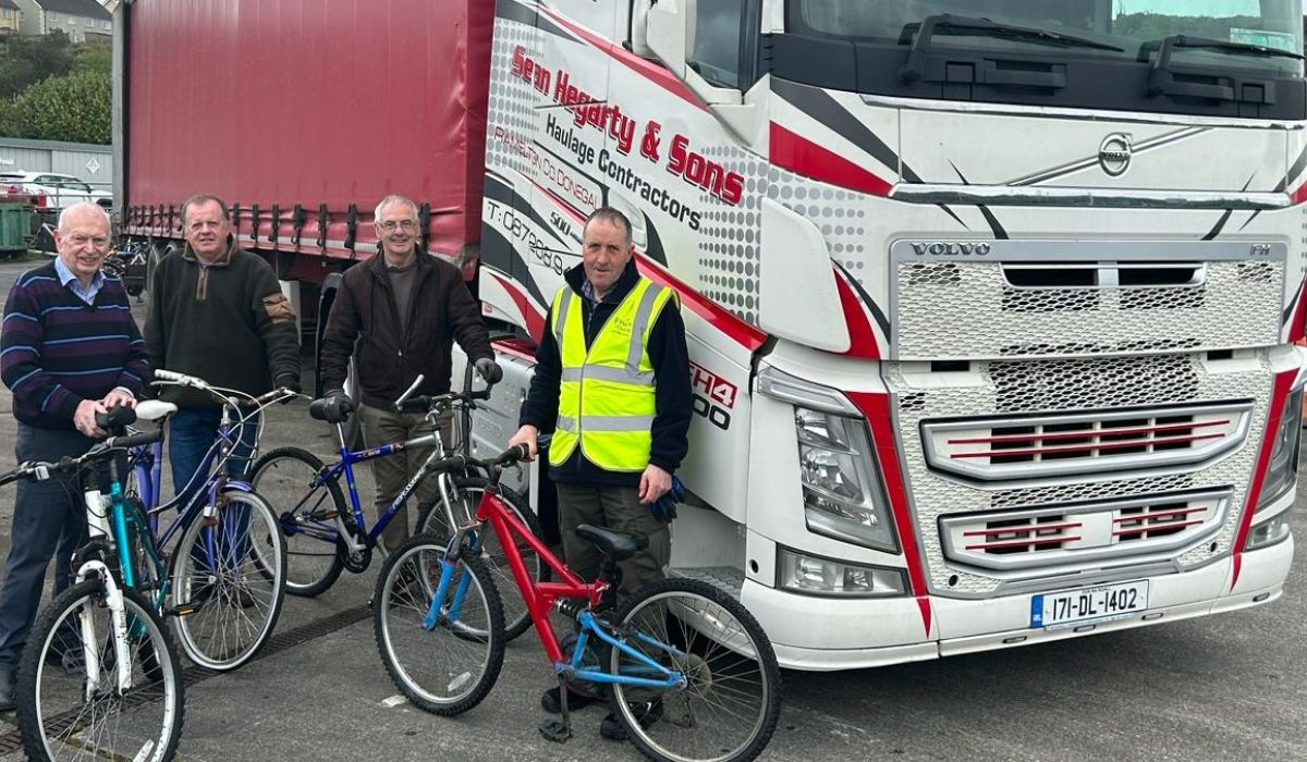 Letterkenny Rotary Club collect bikes for their annual School Bikes Africa appeal