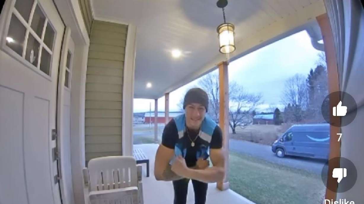 Have You Seen This? Amazon driver takes advantage of doorbell camera to fuel rivalry