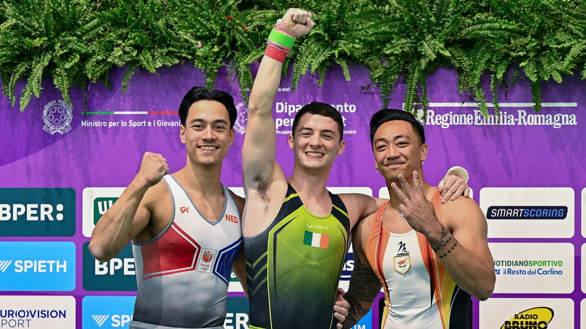 Rhys McClenaghan retains European Championship pommel horse title with stunning gold medal in Italy