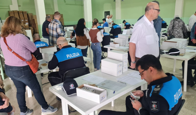  Police verifying voting documents as distribution is expected to start on Saturday 