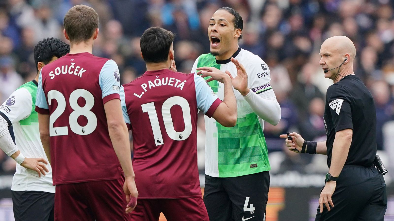 West Ham 2-2 Liverpool: Reds' Premier League title hopes in tatters after Michail Antonio equaliser