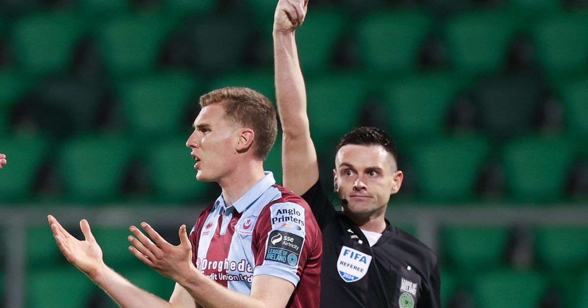 Drogheda United fail with appeal to overturn Jack Keaney red card