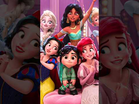 Vanellope Meets The Disney Princesses | Wreck-It Ralph 2 #shorts