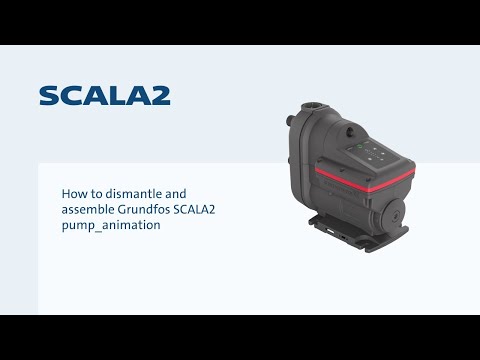 How to dismantle and assemble Grundfos SCALA2 pump