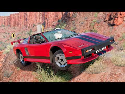 Cliff Drops #191 - BeamNG DRIVE | SmashChan