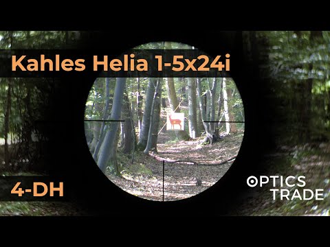 Kahles Helia 1-5x24i Reticle 4-DH | Optics Trade Reticle Subtensions