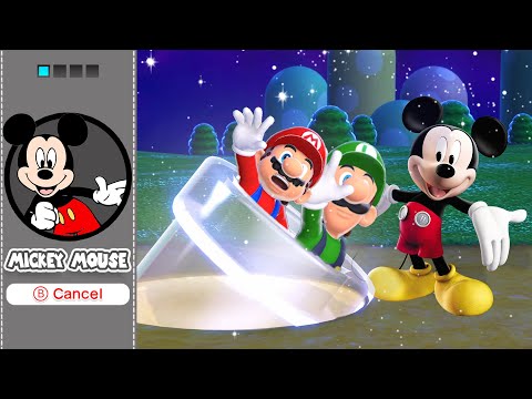 What Happens If you play Mickey Mouse in Super Mario 3D World? (HD)