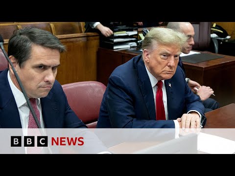 Donald Trump&#39;s &#39;hush-money&#39; trial begins with dozens of jurors rejected | BBC News