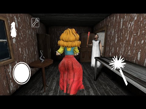 Playing as Miss Delight in Granny&#39;s Old House | Door Escape Mod