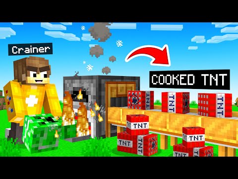 Cooking CREEPERS In Minecraft!