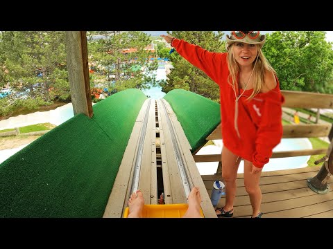 Crazy Bobsled Water Slide: Screamin&#39; Mini at Water World CO