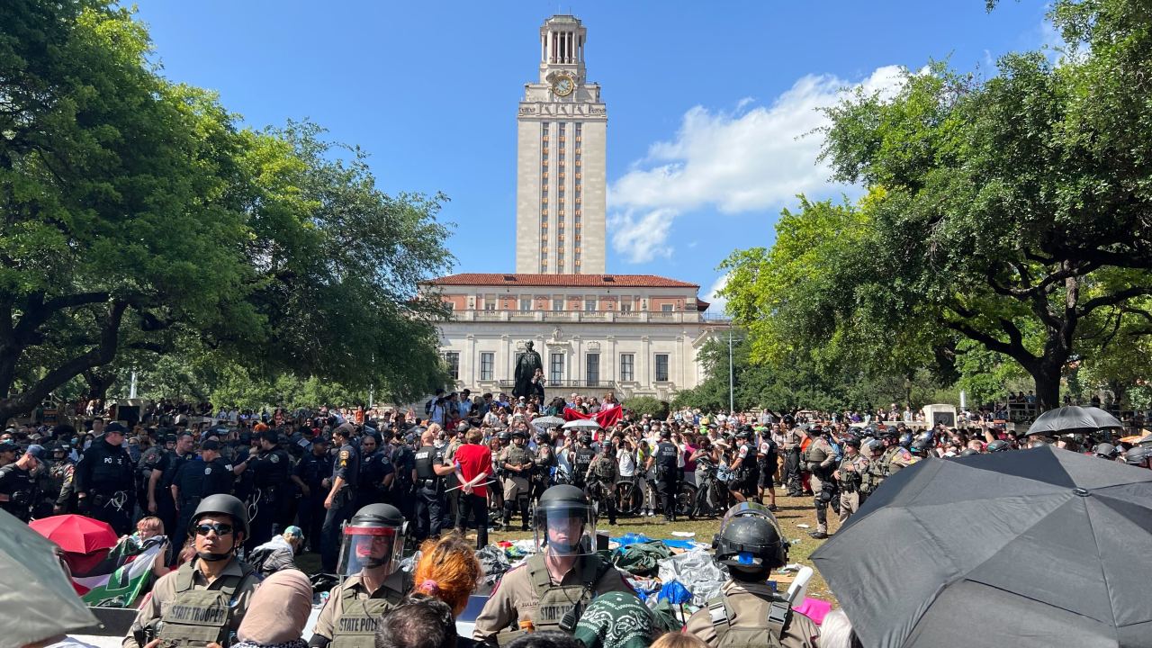 UT Police filing one charge for gun-related crime stemming from latest protest