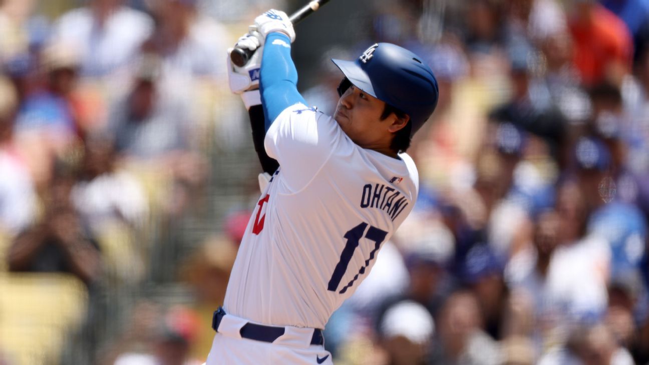 Shohei Ohtani has 4 hits, homers twice as Dodgers sweep Braves