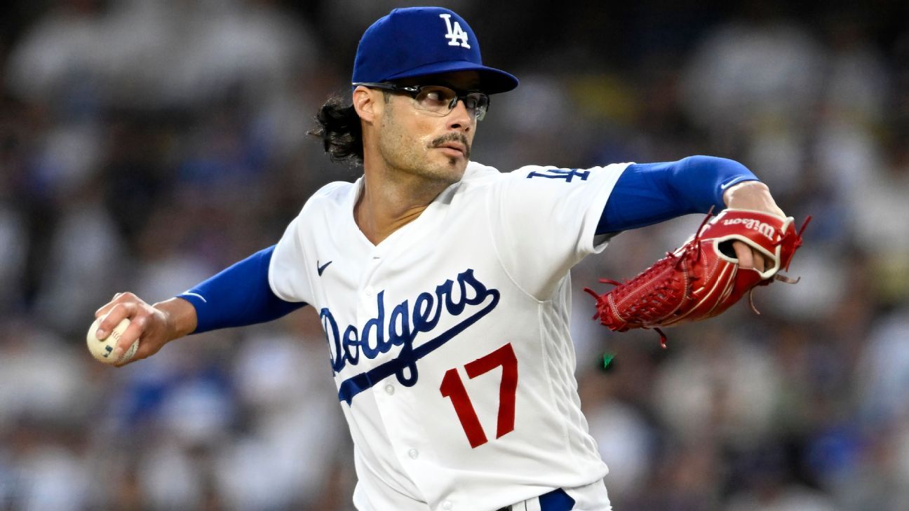 Dodgers place reliever Joe Kelly on IL with posterior strain