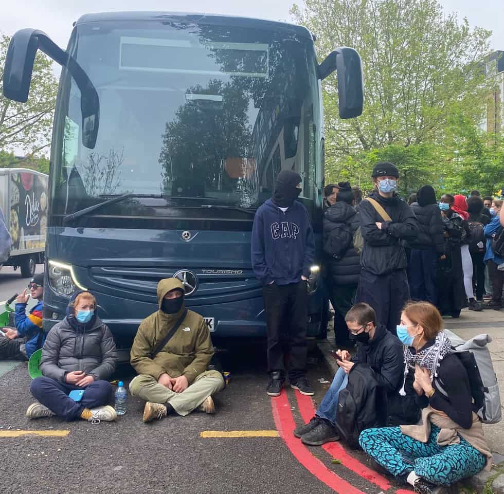Peckham protest for asylum seekers to stay results in three being charged out of 44 arrested